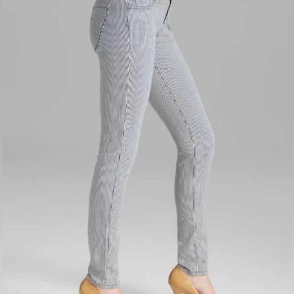 James Jeans Twiggy blue and white striped - Picture 1 of 5